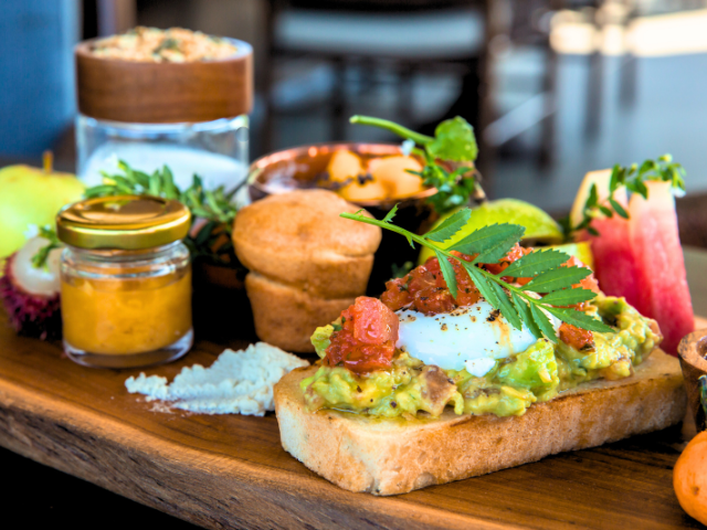 farm-to-table breakfast at Ambu, Nirjhara